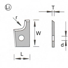 Afrondmes Li IMA Quadromat KCR08 12.0 x 18.0 x 2.0 mm d=4,0 r=2,0 10 stuk(s) Afrondmes Li IMA Quadromat KCR08 12.0 x 18.0 x 2.0 mm d=4,0 r=2,0 10 stuk(s)