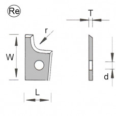 Afrondmes Re IMA Quadromat KCR08 12.0 x 18.0 x 2.0 mm d=4,0 r=2,0 10 stuk(s) Afrondmes Re IMA Quadromat KCR08 12.0 x 18.0 x 2.0 mm d=4,0 r=2,0 10 stuk(s)