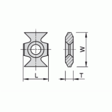 Kantenbreker voor V-groef 22mm x 16mm x 5mm (3.4.D1)