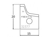 Profielmessen voor freeskop OMAS 78866-RH