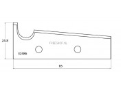 Profielmessen voor freeskop OMAS 357-A