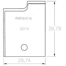 Profielmes systeem OMAS uitvoering : 77115-B1 Profielmes systeem OMAS uitvoering : 77115-B1