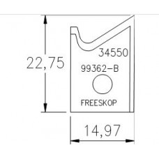 Profielmes systeem OMAS uitvoering : 99362-B