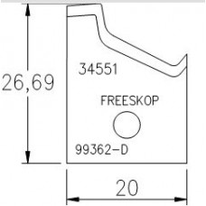 Profielmes systeem OMAS uitvoering : 99362-D