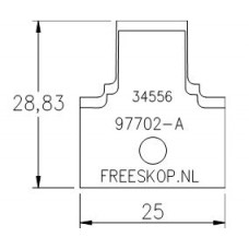 Profielmes systeem OMAS uitvoering : 97702-A