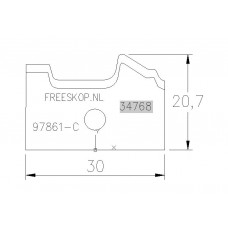 Profielmes systeem OMAS uitvoering : 97861-C