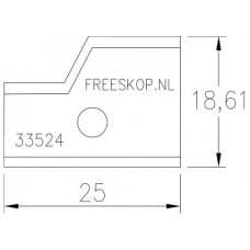 Profielmes systeem Rekord origineel nr. 906D2610 (4.7.D3)