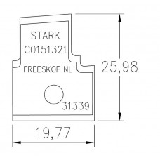 Profielmes systeem STARK uitvoering: C0151321