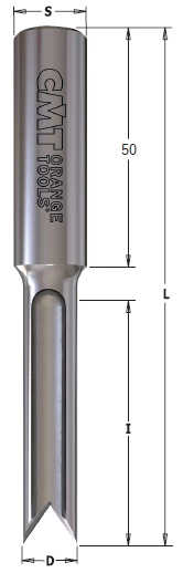 Visbekboor met maten schacht 13mm