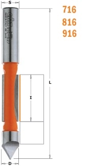 Inboor-frezen met geleiding 916